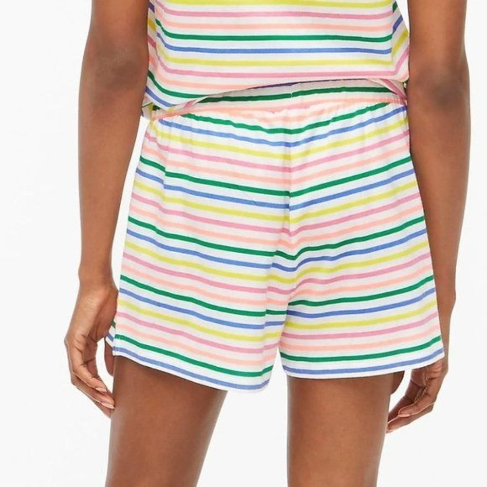 J Crew Factory Striped Jersey Pajama Short 3X - Picture 2 of 4